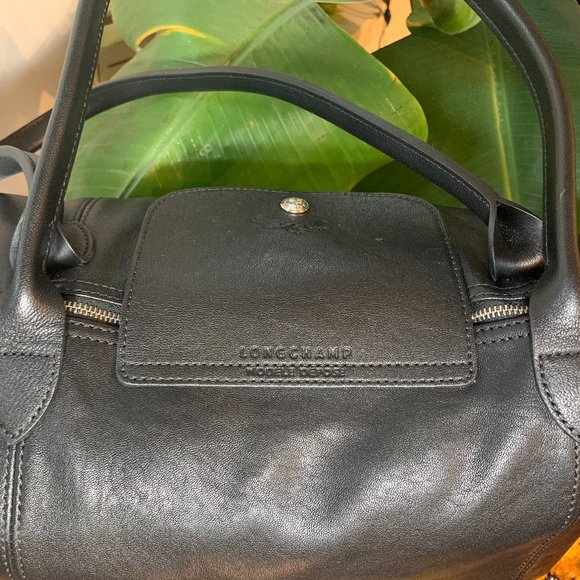Longchamp "Le Pliage Cuir" Large Leather tote - Picture 8 of 10